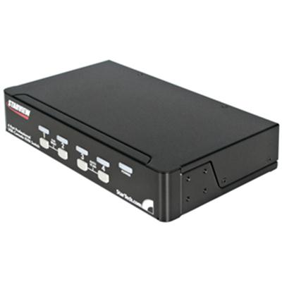 StarTech 4 PORT USB VGA KVM SWITCH USB AUDIO VGA RACKMOUNT KVM HUB OSD