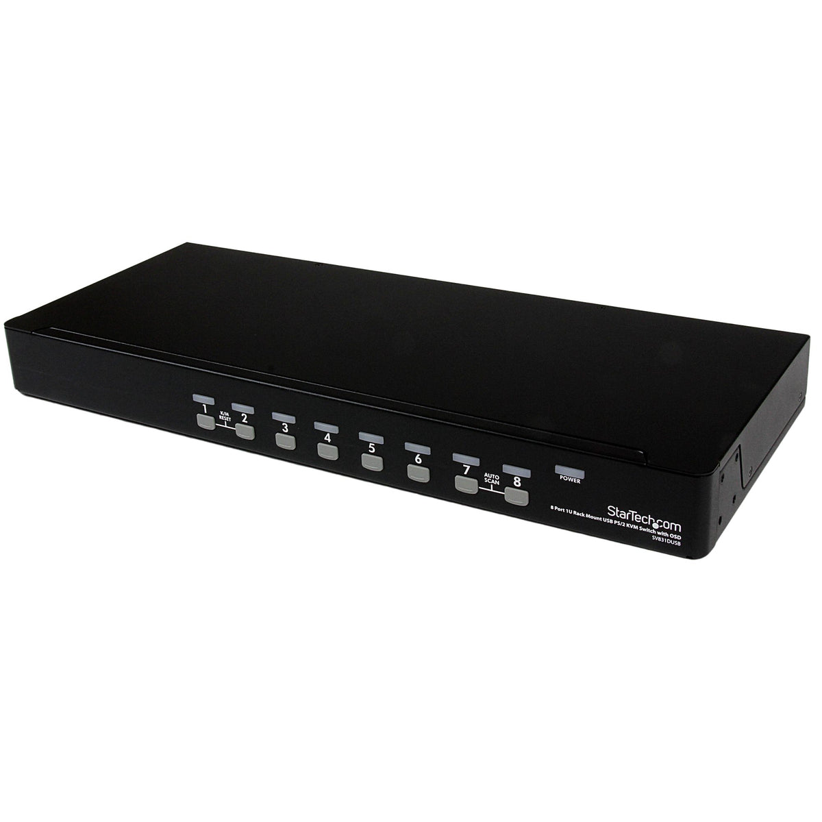 StarTech 1U 8 PORT USB VGA KVM SWITCH PS2 USB VGA RACKMOUNT KVM