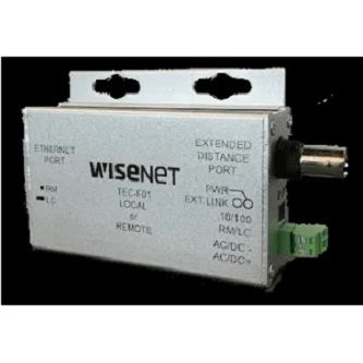 Hanwha Single-Channel Ethernet over COAX with Pass-through PoE