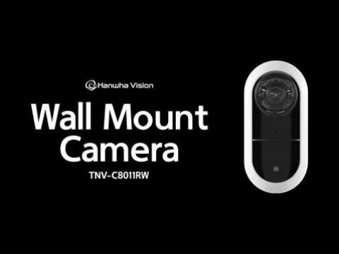 Hanwha T Series, wall mount AI panoramic camera