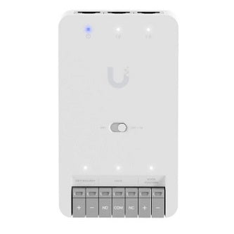 Ubiquiti Compact Access Control Hub for a single door.