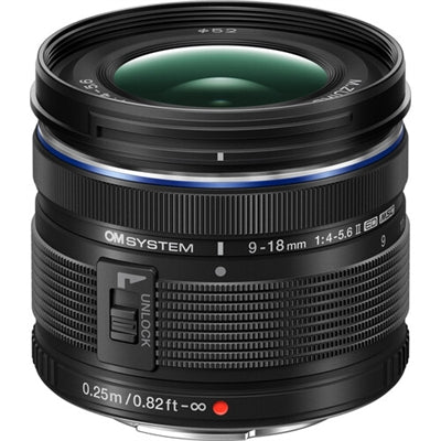OM System 9-18mm f4.0-5.6 II lens