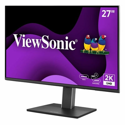 Viewsonic 27'' 1440p IPS Ergonomic Docking Monitor,100W USBC, RJ45, Daisy Chain