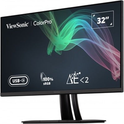 VIEWSONIC 32IN 4K UHD PROFESSIONAL GRAPHIC DESIGN MONITOR WITH USB-C (60W), 3840 X 2160 RE