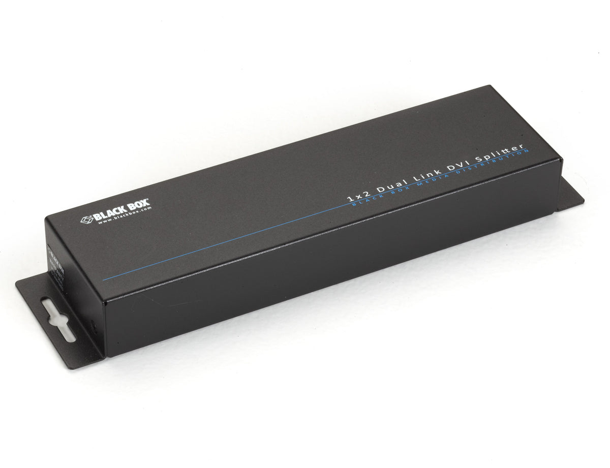 BLACK TRANSMIT QUALITY DUAL-LINK VIDEO (UP TO 2560X1600) FROM DVI SOURCE TO 2 SCREEN L