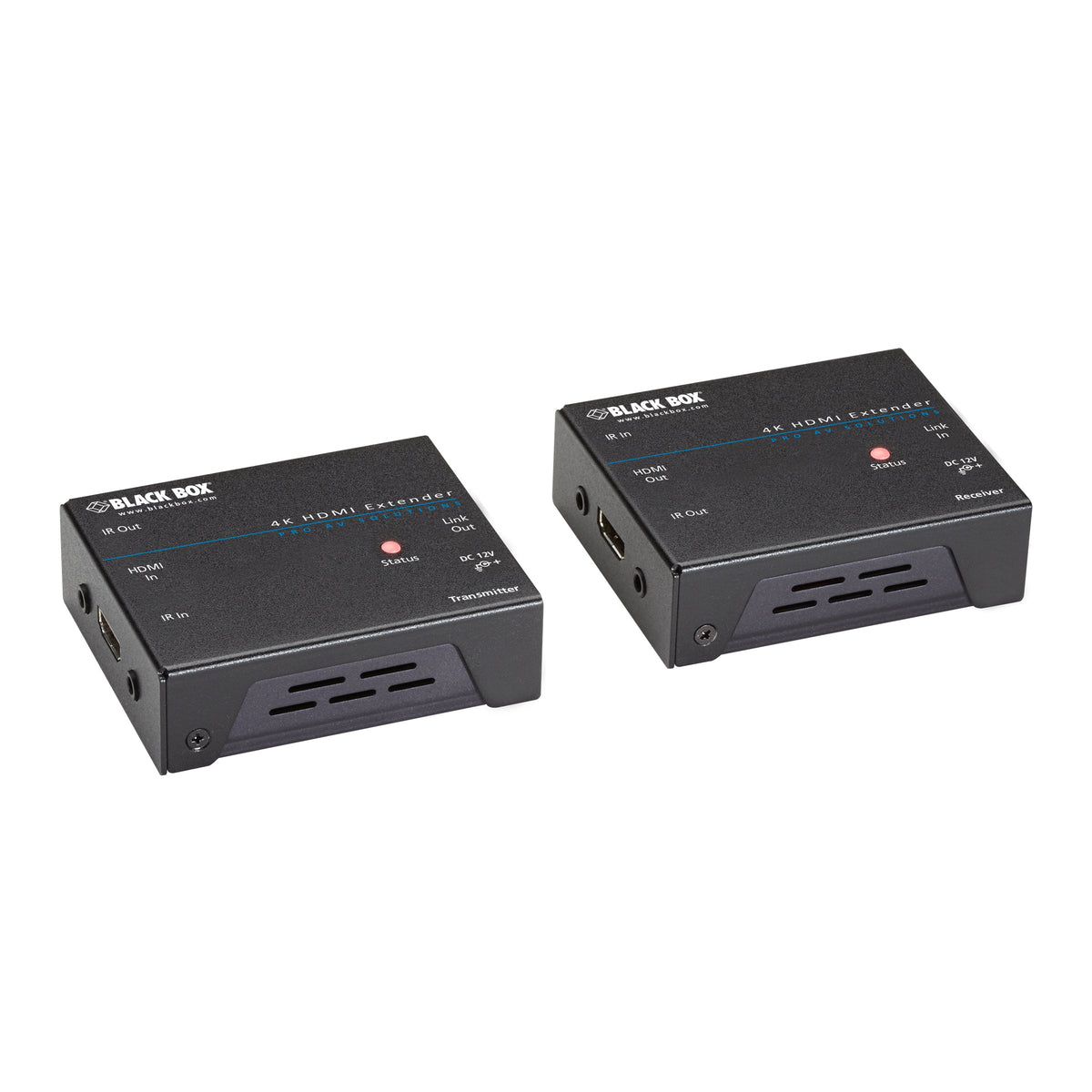 BLACK USE CATX TECHNOLOGY TO EXTEND HDMI VIDEO UP TO 230 FEET.