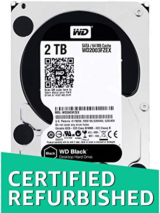 WESTERN WD 1TB WD BLACK PERFORMANCE INTERNAL HDD HDD 7200 RPM SATA 6