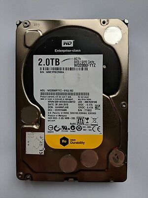 WESTERN WD RE 2TB 7200RPM SATA-6GBPS 64MB BUFFER 3.5INCH INTERNAL HARD