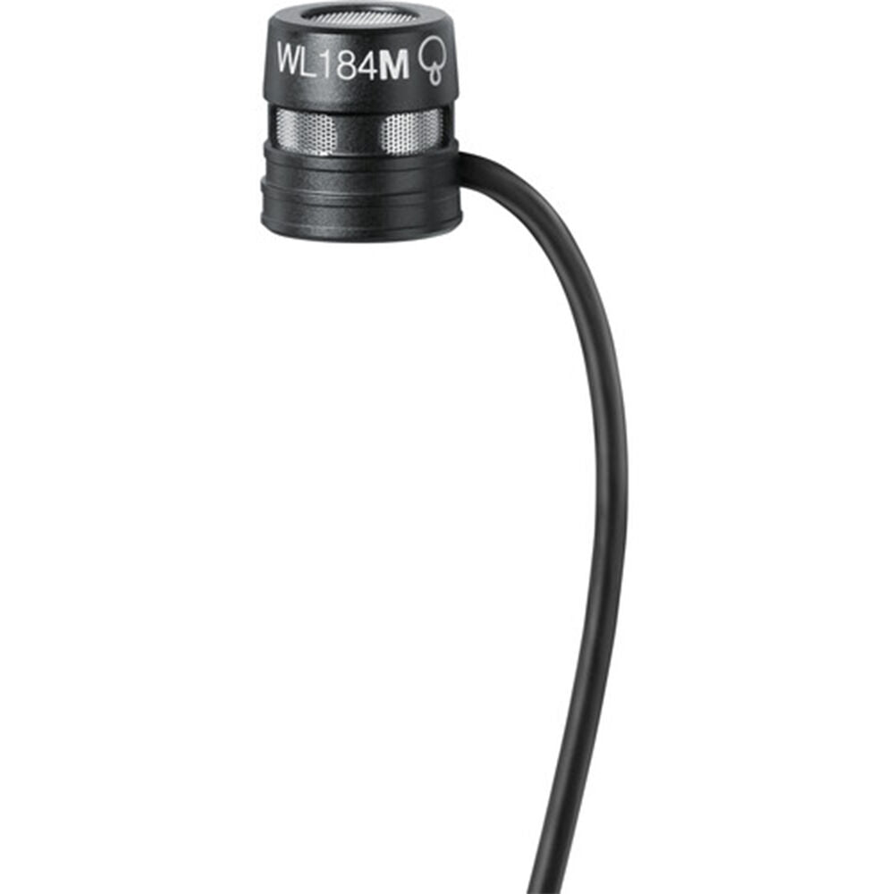 SHURE 1 cm Condenser Lavalier Black Supercardioid LEMO Termination