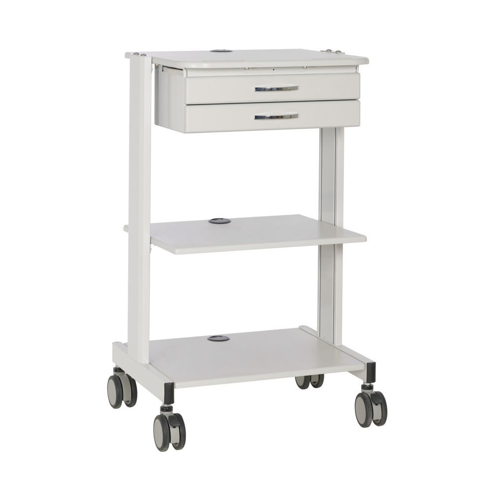 EATON TRIPP LITE SERIES MOBILE WORKSTATION WITH 2X ADJUSTABLE SHELVES, 2X METAL