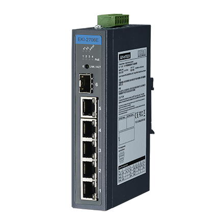 4GE POE+1G+1G SFP, UNMANAGED ETHERNET SWITCH, IEEE802.3AF/ATT