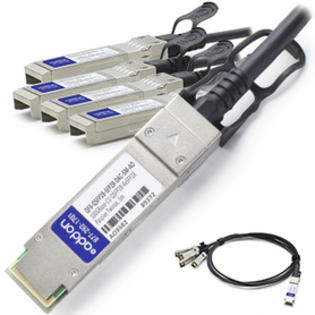 ADDON JUNIPER NETWORKS COMPATIBLE TAA COMPLIANT 100GBASE-CU QSFP28 TO 4XSFP28 DI