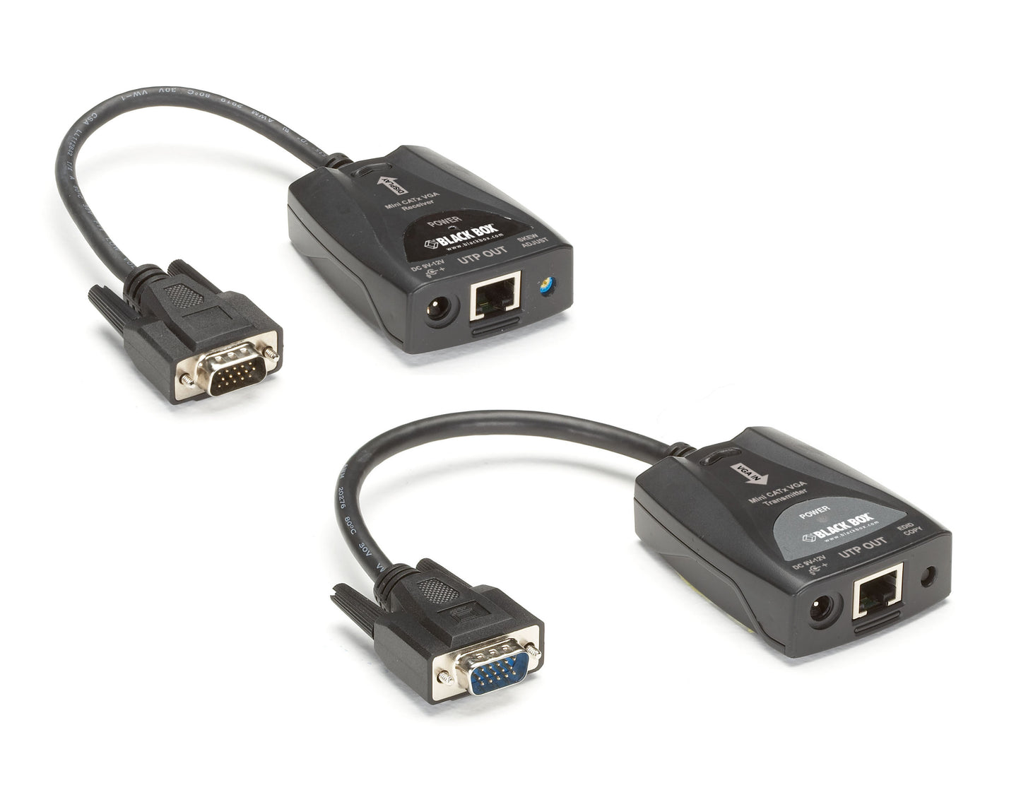 MINI CATX VGA EXTENDER KIT WITH VIDEO EQUALIZATION ADJUSTMENT, GSA, TAA