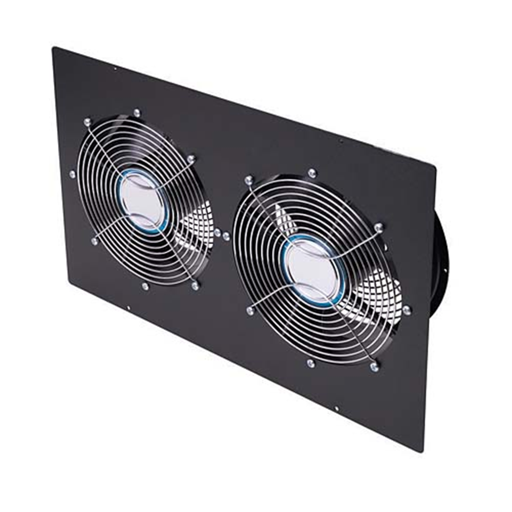 ENCLOSURE TOPPANEL DOUBLE 10IN FAN BLACK
