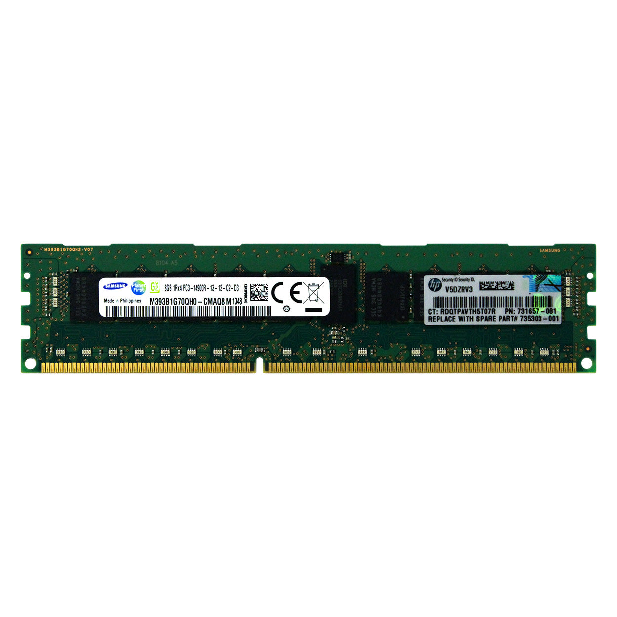 HPE 8GB: 1X8GB PC3 14900R DDR3