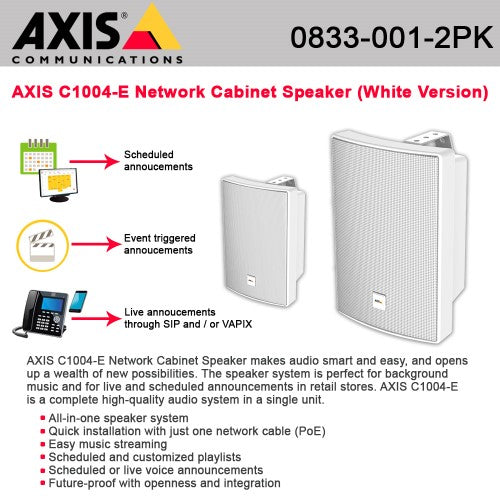 C1004-E SPEAKER WHITE