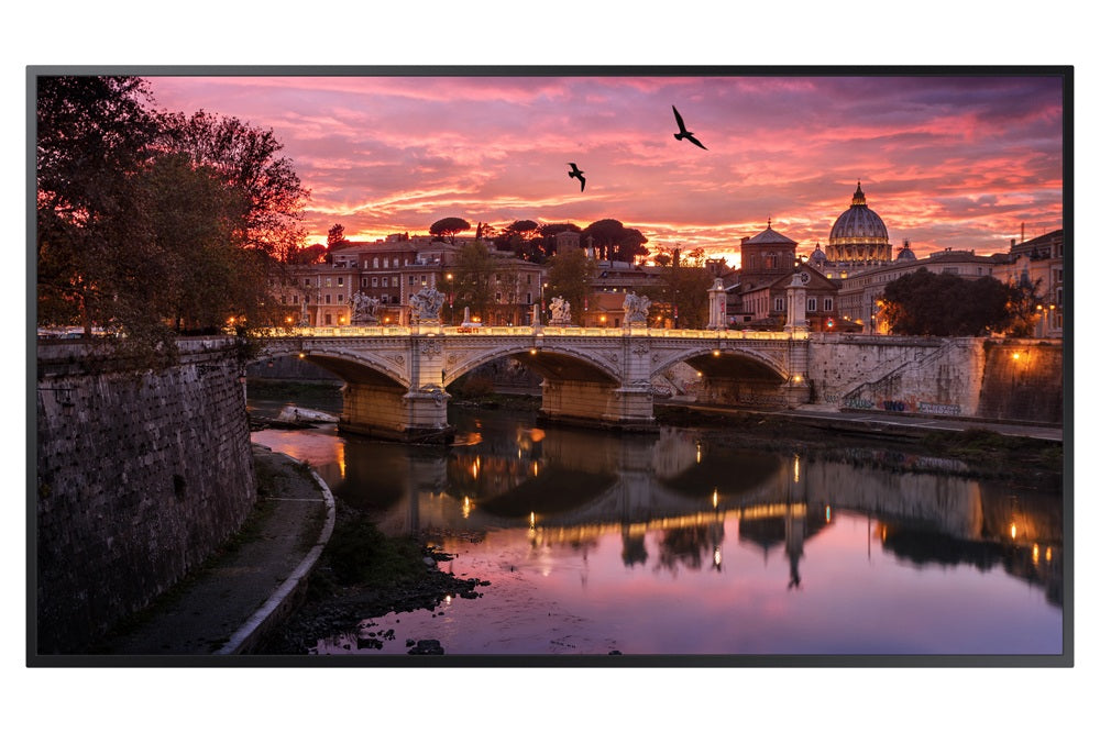 55" 3840x2160 4K LED 350Nits 16/7 Wifi IP5X Tizen 4.0 NOT TAA 16/7