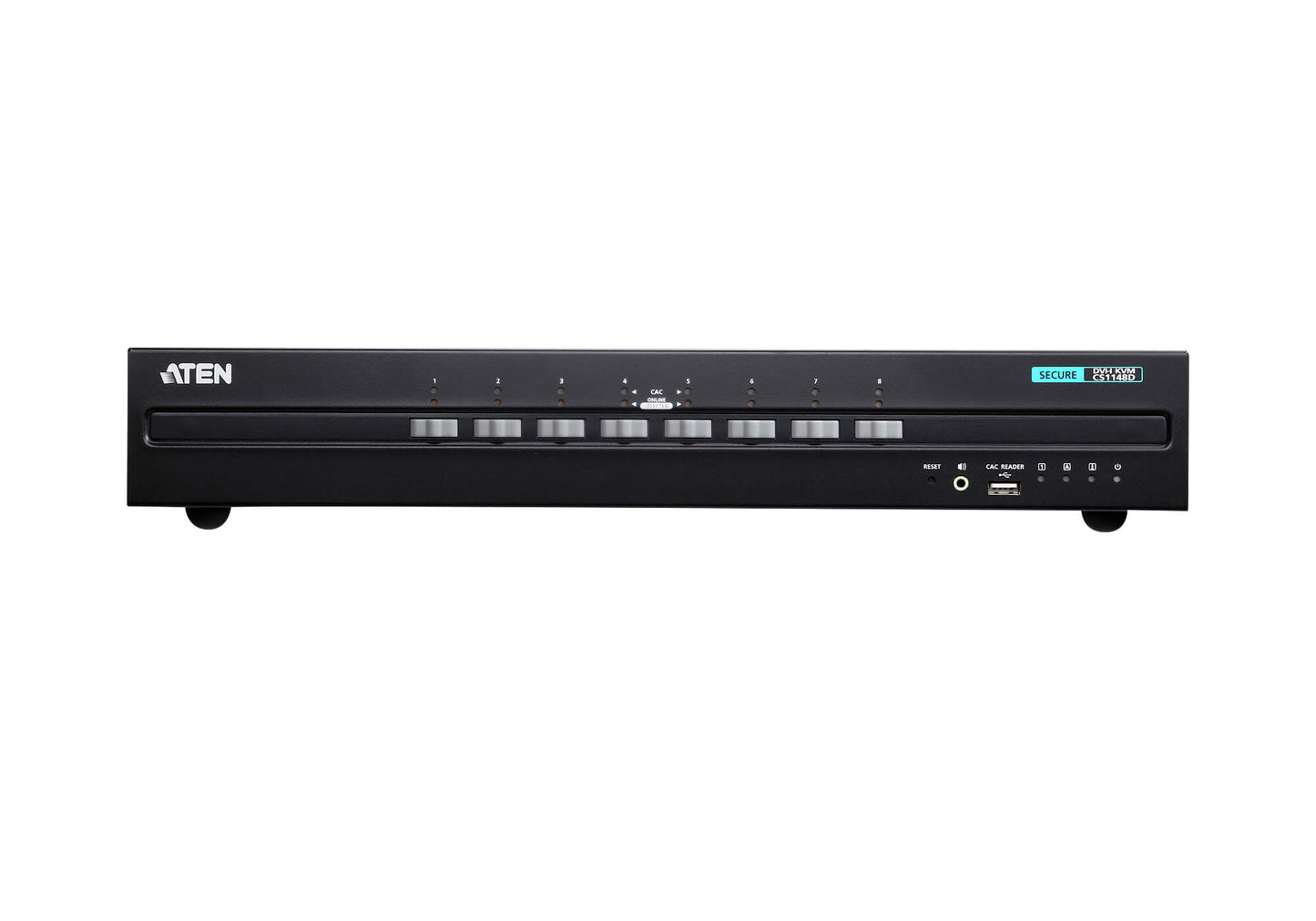 8-PORT USB DVI DUAL DISPLAY SECURE KVM SWITCH (PSS PP V3.0 COMPLIANT)