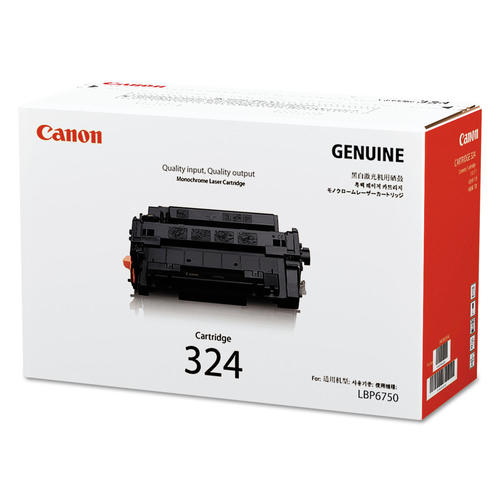 BLACK, FULL YIELD: 6,000 SHEETS.COMPATIBLE CANON CRG-324BK (3481B003) TONER CART