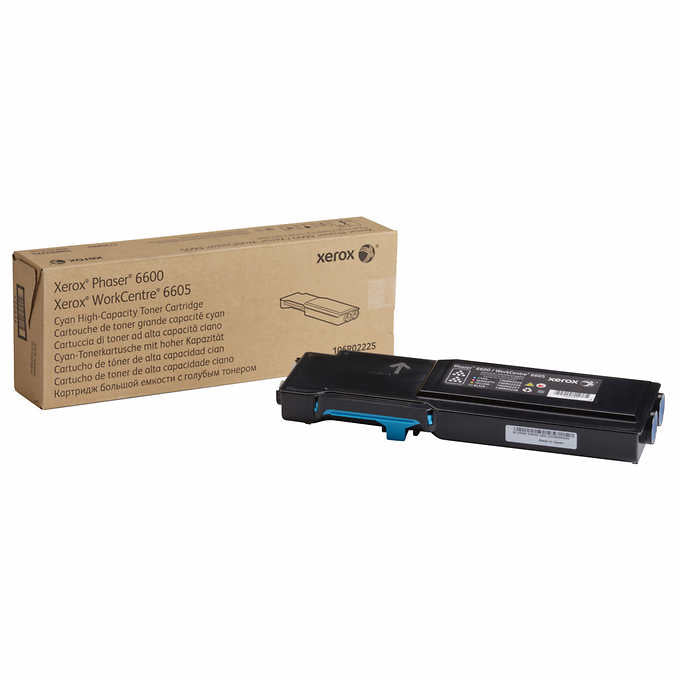XEROX 106R02225 PHASER 6600/WORKCENTRE 6605 HIGH CAPACITY CYAN TONER CARTRIDGE -