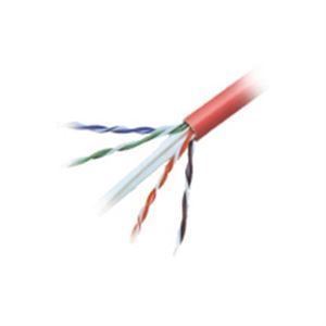 BULK CABLE - BARE WIRE - BARE WIRE - 500 FT - UTP - ( CAT 6 ) - RED