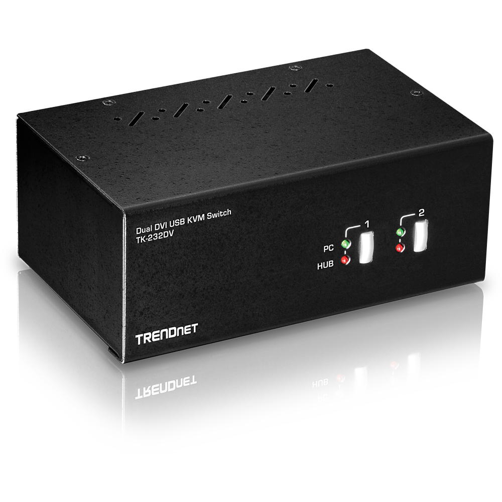 DUAL MNTR DVI-I KVM SWTICH