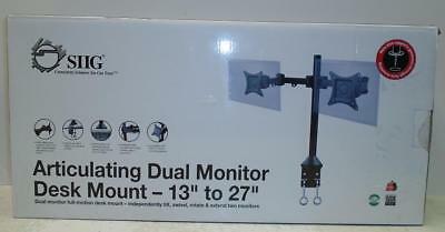INDEPENDENTLY TILT, SWIVEL, ROTATE AND EXTEND TWO MONITORS, SUPPORTING DISPLAYS