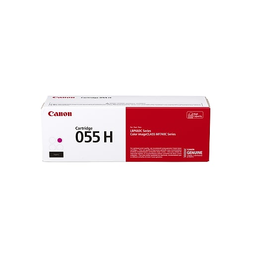 055 BLACK TONER CARTRIDGE, HIGH CAPACITY - FOR USE WITH LBP664CDW, MF741CDW, MF7