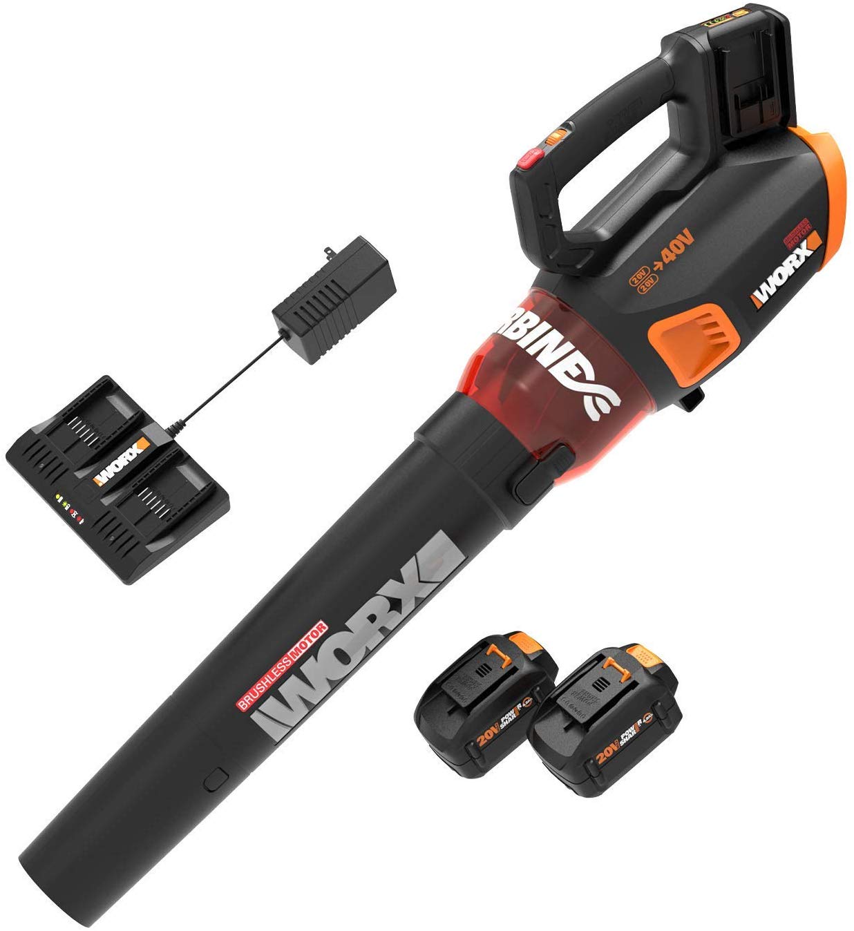 WX 40V 2x20VLi ion Blower