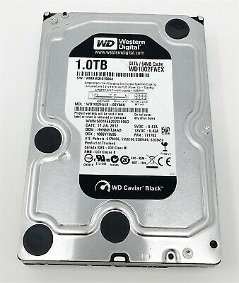 WESTERN DIGITAL 1TB 7200 RPM 64MB SATA 6.0GB/S