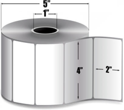 LABEL, PAPER, 4X2IN (101.6X50.8MM); DT, Z-SELECT 4000D, HIGH PERFORMANCE COATED,