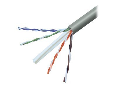 CAT6 SOLID BULK CABLE 4PR;23AWG;1000 PLENUM SH