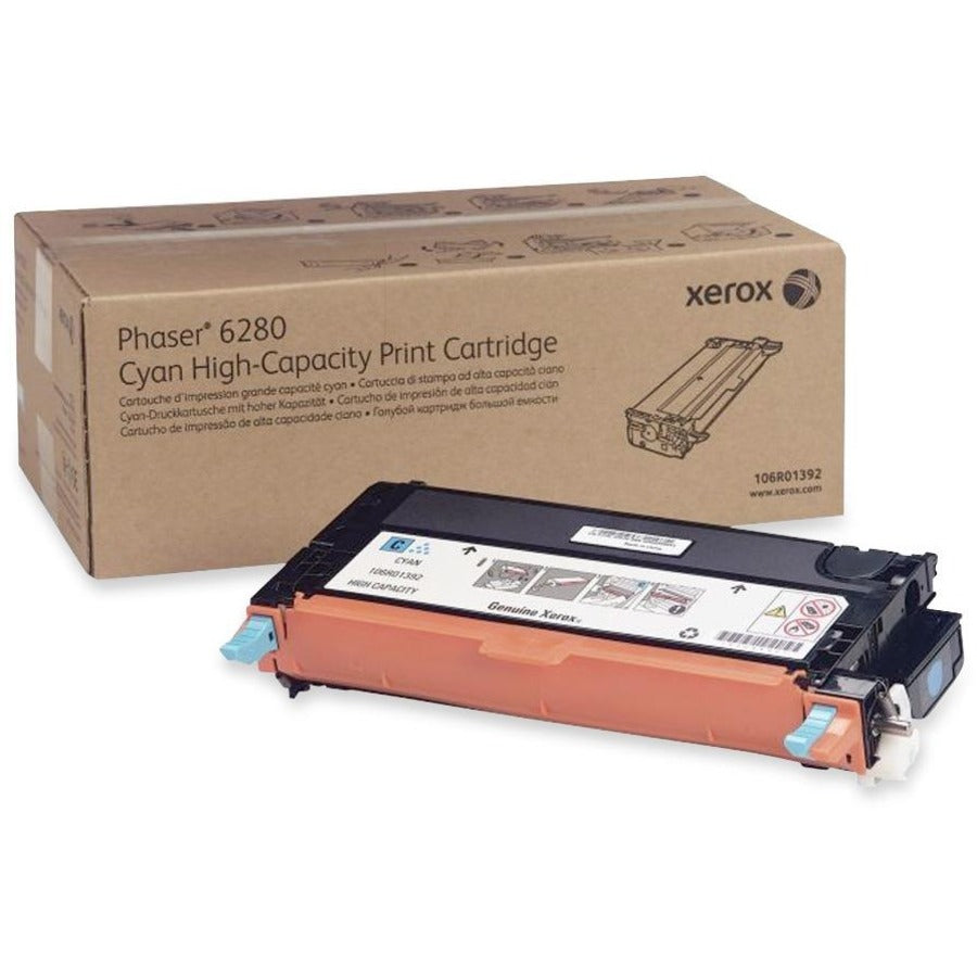HIGH CAPACITY CYAN TONER CARTRIDGE (5,900 PAGES) FOR PHASER 6280