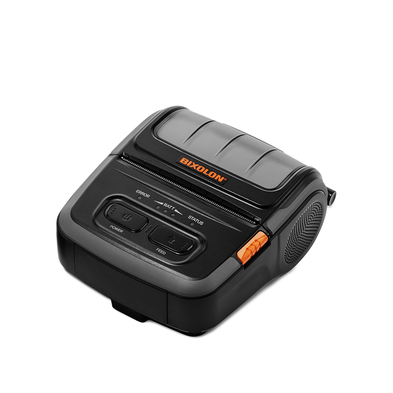 BIXOLON, BLACK, WLAN, DUAL BAND, 2.4 GHZ, SERIAL OR USB, 100MM PRINT SPEED, TEAR BAR, SENSOR, BATTERY CHARGER, US POWER CORD, BATTERY PACK, CLIP, SMAPLE ROLL, GUIDE, 1 YR WARRANTY