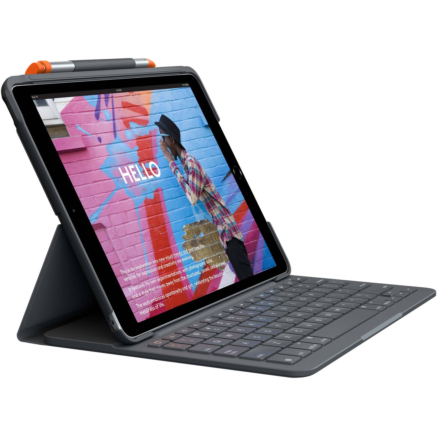 iPad 7thGen SlimFolio Graphite
