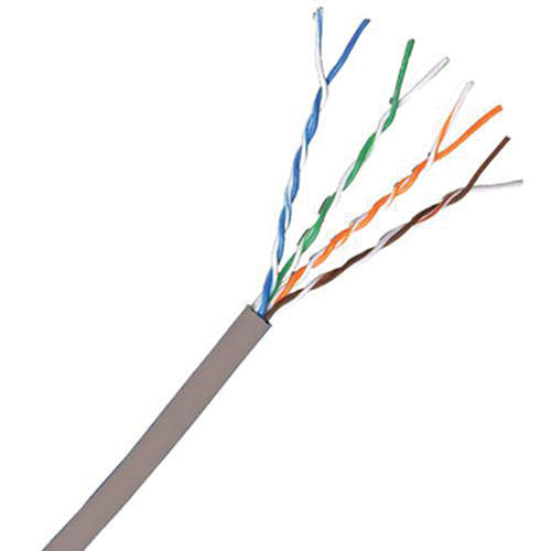 1000FT CAT5E SOLID GREY PLENUM