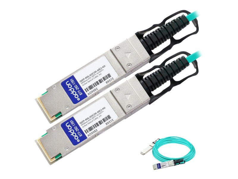 ADDON CISCO, ARISTA AND JUNIPER COMPATIBLE TAA COMPLIANT 40GBASE-AOC QSFP+ TO QS