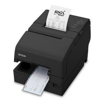 EPSON, TM-H6000V-032, MULTIFUNCTION PRINTER, BUILT-IN USB & ETHERNET INTERFACES, WITH MICR & ENDORSEMENT, PARALLEL, P02II, BLK, NO POWER SUPPLY