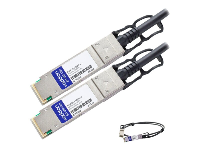 ADDON MSA AND TAA COMPLIANT 56GBASE-CU QSFP+ TO QSFP+ DIRECT ATTACH CABLE (PASSI