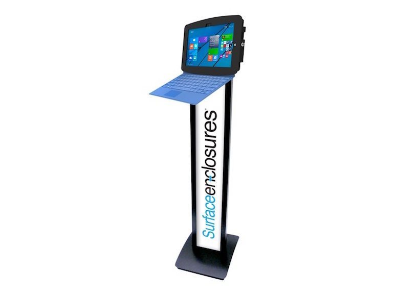 VESA BRANDABLE FLOOR STAND BLACK