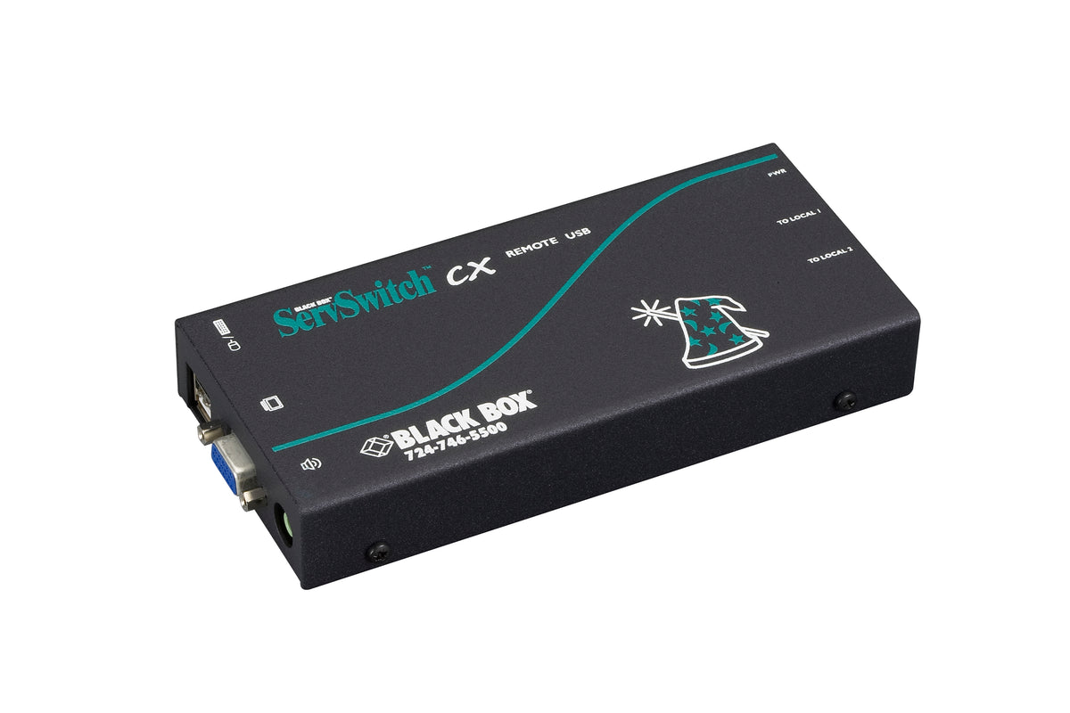 KVM SWITCH REMOTE UNIT - VGA, USB WITH AUDIO