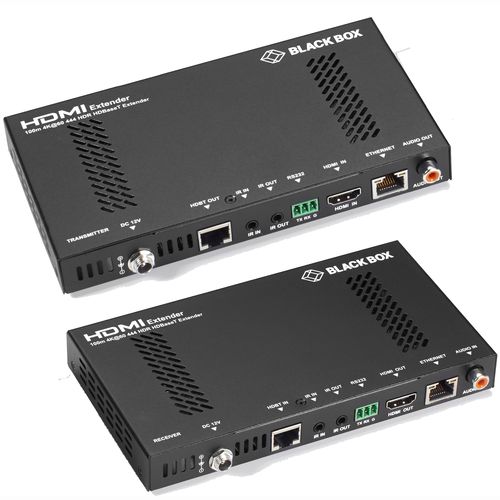 BLACK BOX AVX-HDMI2-FO-HDB HDMI 2.0 EXTENDER OVER FIBER - DISTRIBUTE UHD VIDEO,