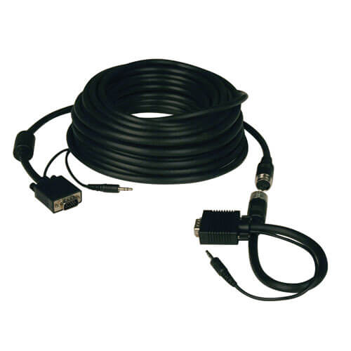 TRIPP LITE HIGH RESOLUTION SVGA / VGA MONITOR EASY PULL CABLE WITH AUDIO AND RGB