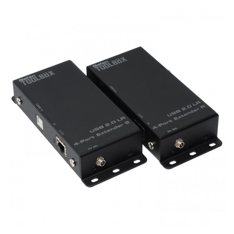 USB 2.0 4 Port Extender Black