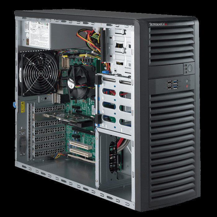 Supermicro SY SYS-5039A-I Socket R4 S2066 Max.512GB DDR4 PCIE SATA Mid Tower