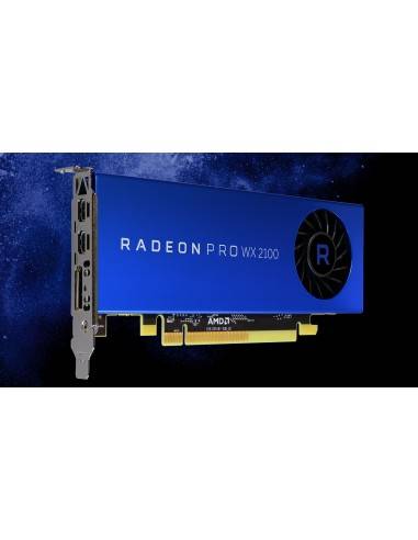 RADEON PRO WX 2100 2GB, PCI-EXPRESS X16, 2X MINI-DISPLAYPORT, 1X DISPLAYPORT