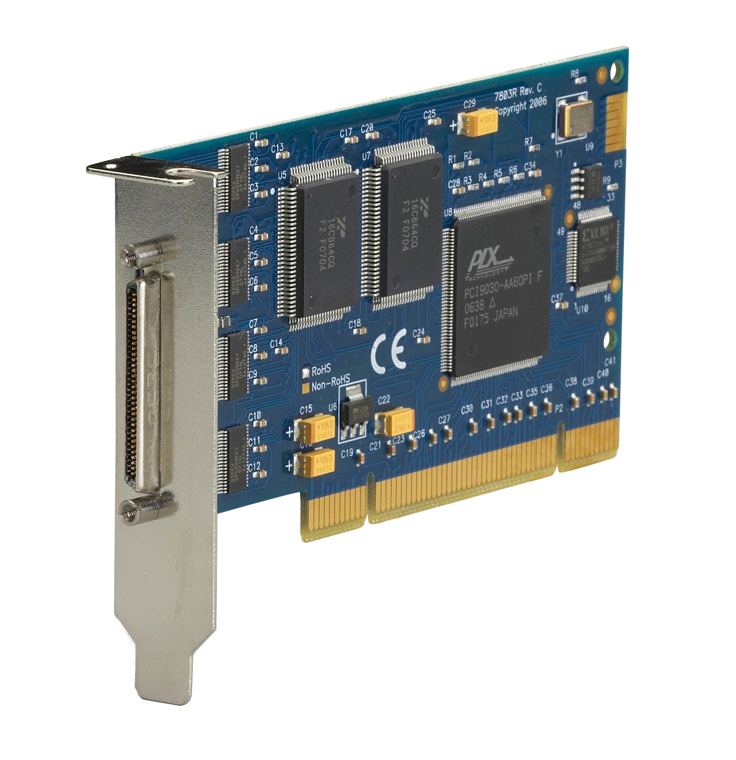 RS-232 PCI CARD, 8-PORT, LOW PROFILE, 16