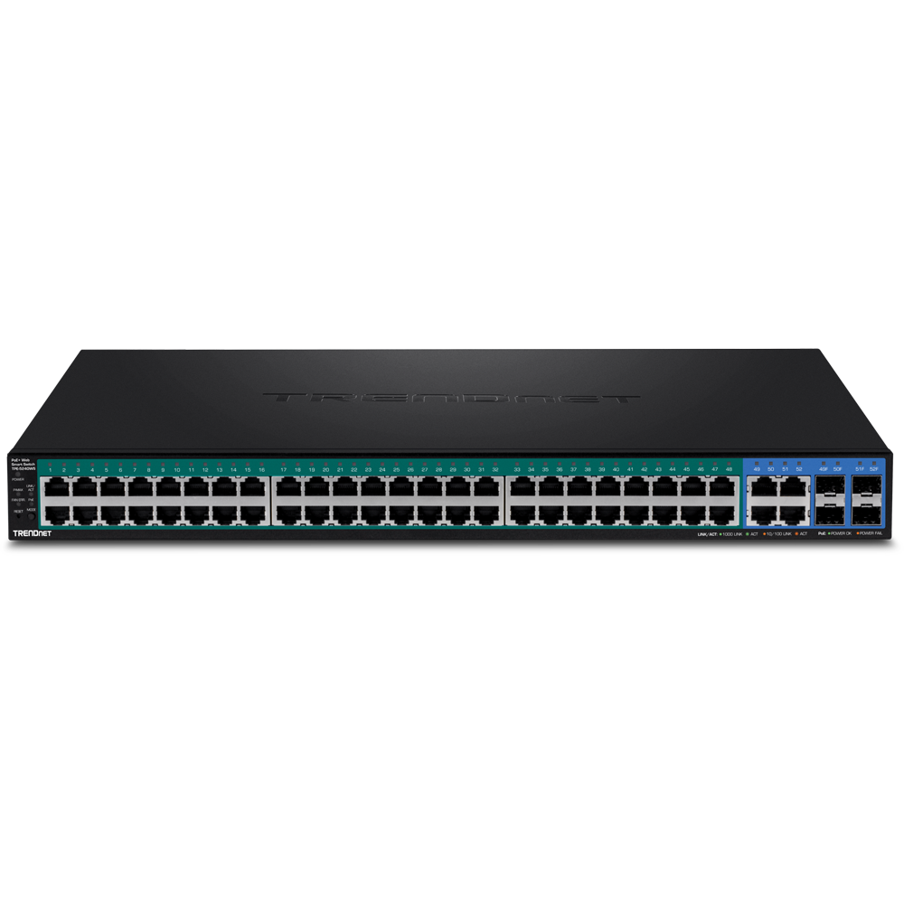 52-PORT GIGABIT WEB SMART POE+ SWITCH