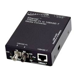 10BASE-T TO 10BASE-FL MM ST WITH NA PWR SUPPLY