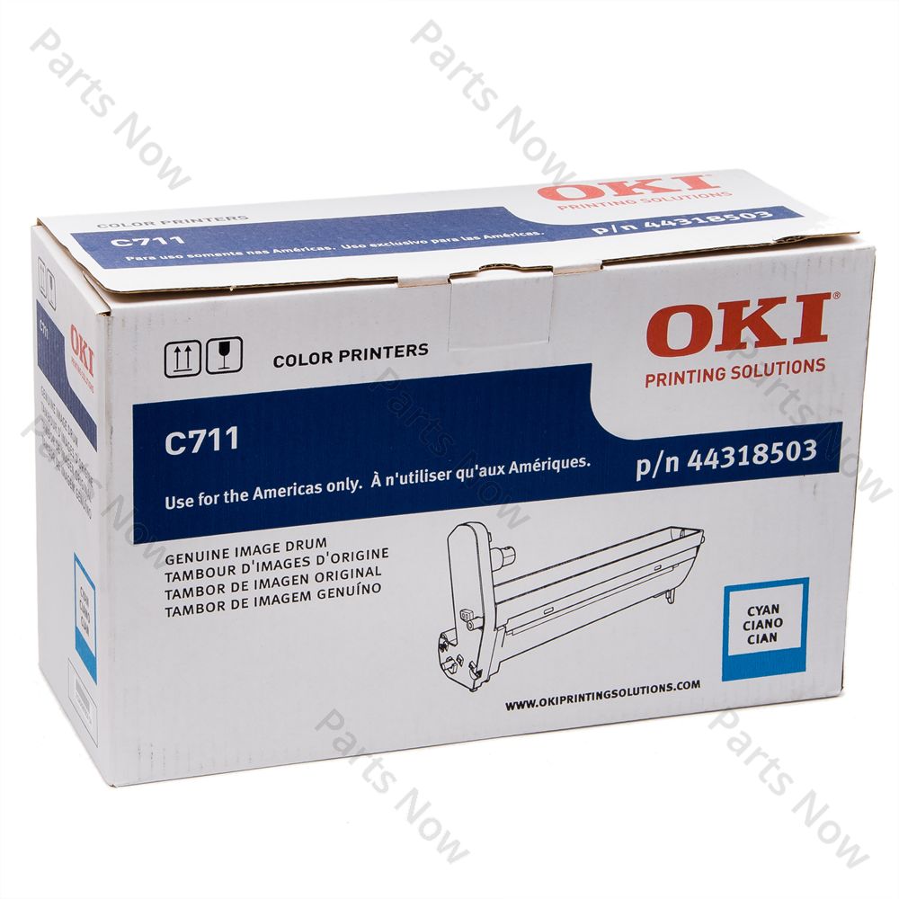 OKI CYAN DRUM FOR C711DN, C711DTN, C711N - 30K IMAGE DRUM